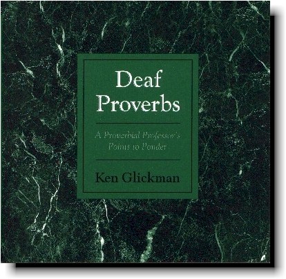 Actual cover of "Deaf Proverbs"